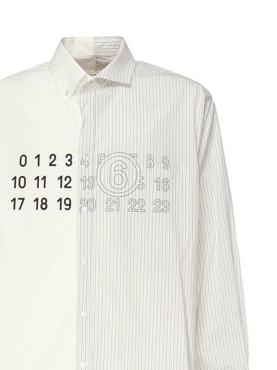 25FW MM6 메종마르지엘라 셔츠 SH0DT0025 MTN085961 White - MM6 MAISON MARGIELA