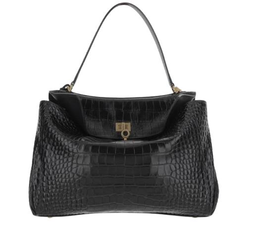 25FW 발렌시아가 숄더백 789772 2AA5L1000 Black