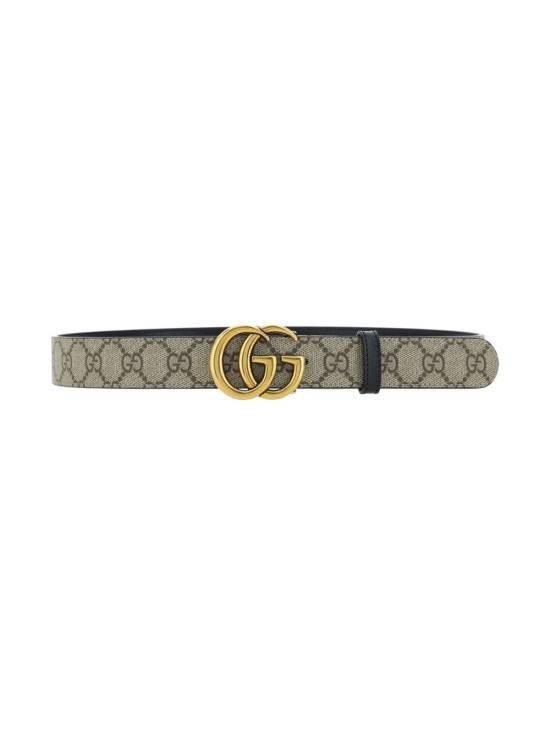24FW 구찌 GG 마몽 리버시블 벨트 659417 92TIC9769 - GUCCI