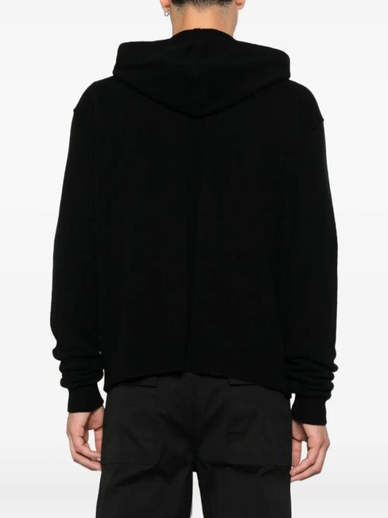25FW 릭 오웬스 후드 티셔츠 RU02E1614 WSBR 09 BLACK - RICK OWENS