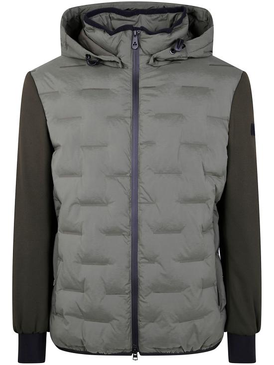 25FW 페트레이 홀저 SJN BMAT 자카드 퀼팅 배색 재킷 PEU5206 01191802 690 GREEN - PEUTEREY