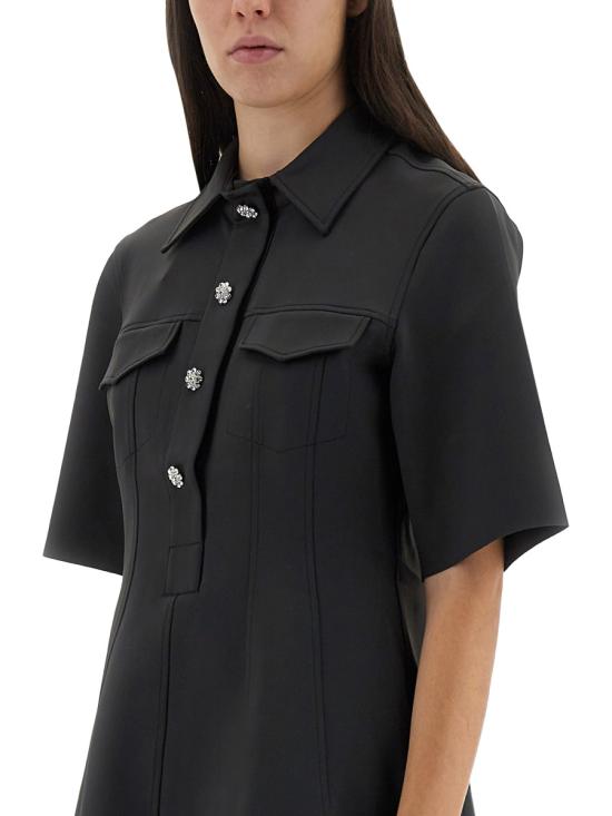 25FW 가니 미디 원피스 W0448 252 GREY - GANNI