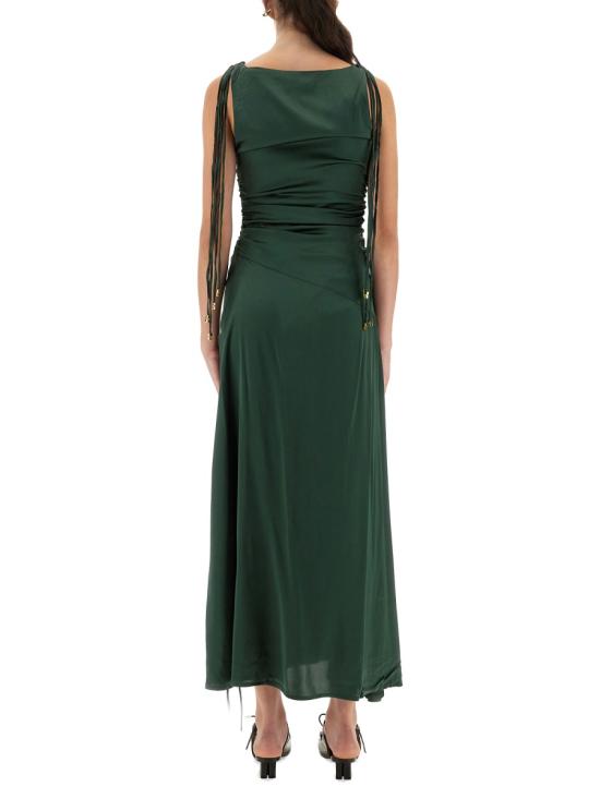 25FW 가니 롱 원피스 W0739 774 GREEN - GANNI