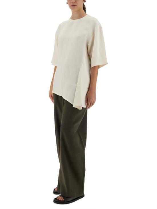 25FW 스튜디오 니콜슨 반팔 티셔츠 VICHYSNW1709 CHALK WHITE - STUDIO NICHOLSON