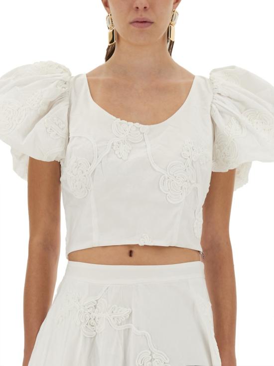 25FW 로테이트 바이 크리스텐슨 반팔 티셔츠 114549400 BCR533400 WHITE - ROTATE BY BIRGERCHRISTENSEN