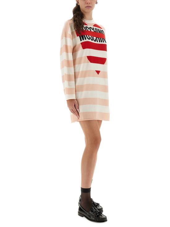 25FW 모스키노 미디 원피스 04998212 2166 PINK - MOSCHINO