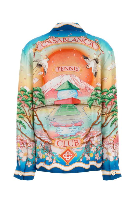 25FW 카사블랑카 블라우스 UWPF25SH006 01TENNISCLUB MULTICOLOUR - CASABLANCA