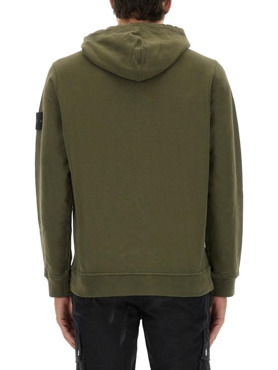25FW 스톤 아일랜드 후드 티셔츠 6100029 S0A20V0054 GREEN - STONE ISLAND