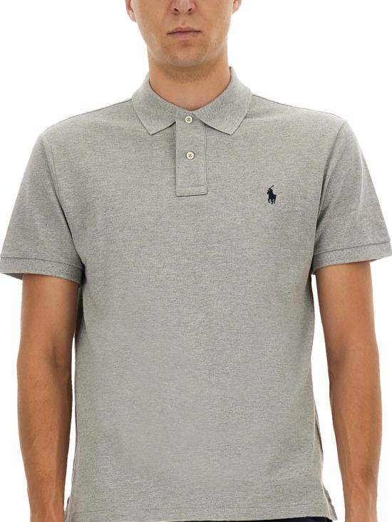 25FW 폴로 랄프로렌 폴로 티셔츠 710795080 005GREY - POLO RALPH LAUREN