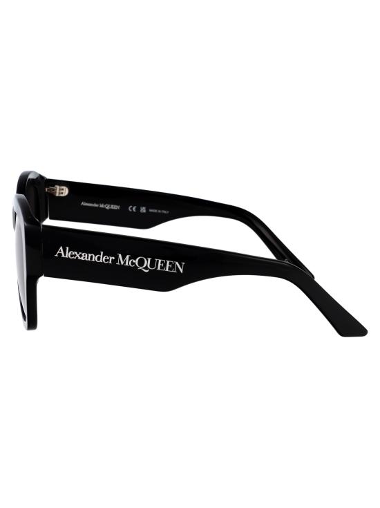 25SS 알렉산더 맥퀸 선글라스 AM0451SA 001 BLACK BLACK GREY - ALEXANDER MCQUEEN