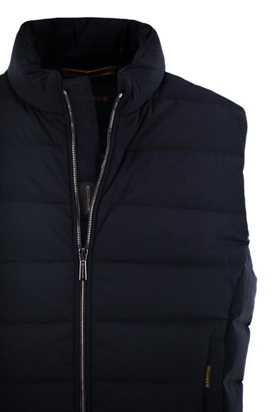 25FW 무레르 OLIVER-KN 패딩 조끼 MOUGL200004TEPA009 U0402 DARK BLUE - MOORER