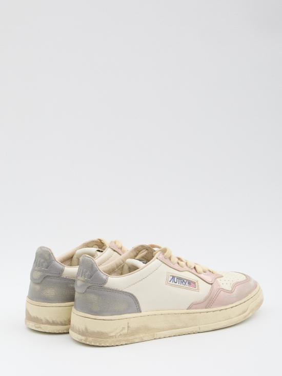 25FW 오트리 뮬/슬리퍼 AVLWMT06 WHITE PINK - AUTRY