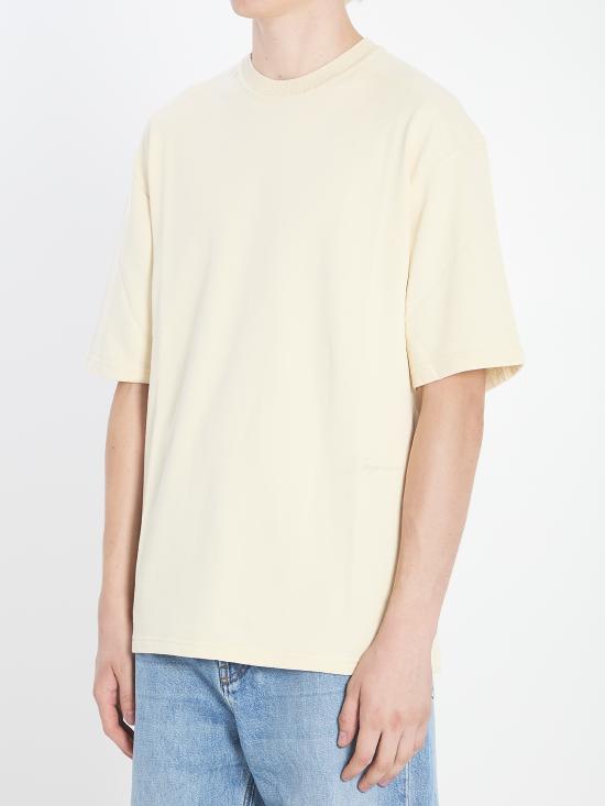 25FW 자크뮈스 반팔 티셔츠 TSM00563AJ00228 130 BEIGE - JACQUEMUS