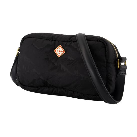 25FW 카사블랑카 크로스백 APF25BAG15601 BLACK - CASABLANCA