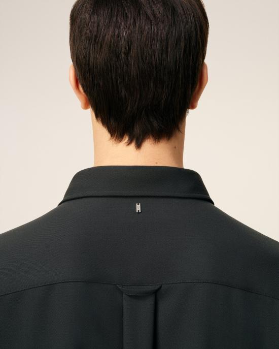 25FW 아미 긴팔 셔츠 H25HSH782WV0067 020 ANTHRACITE - AMI