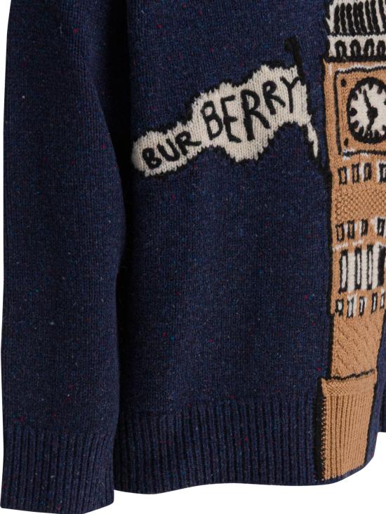25FW [키즈] 버버리 니트/스웻셔츠 8109516 BLUE - BURBERRY