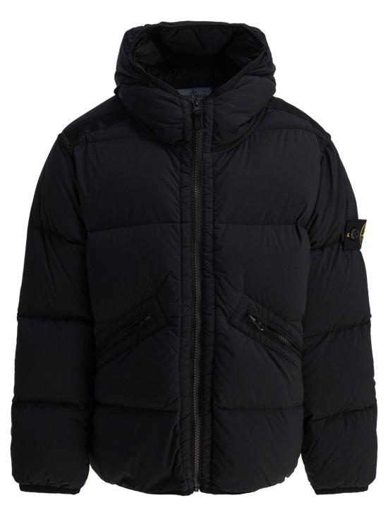 25FW [키즈] 스톤 아일랜드 패딩 4100017S0028V0029 BLACK