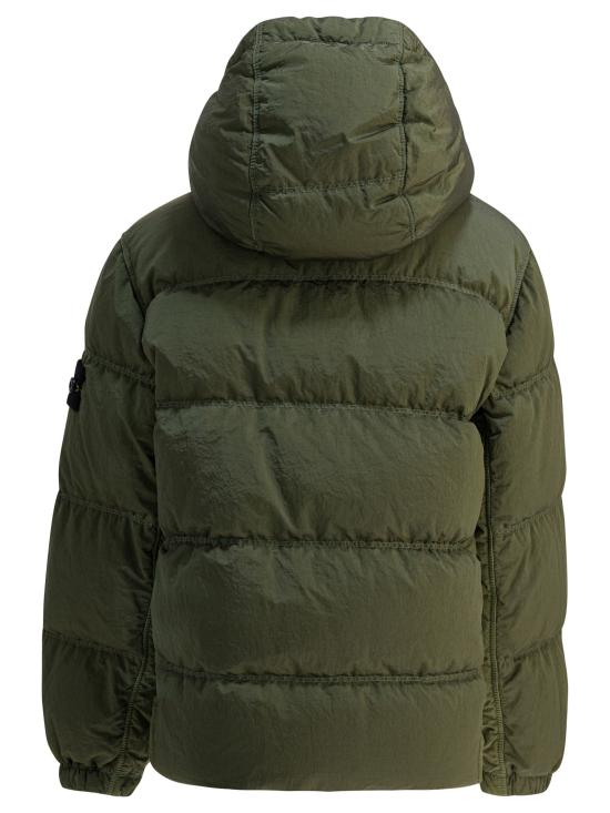 25FW [키즈] 스톤 아일랜드 패딩 4100010S0019V0055 GREEN - STONE ISLAND