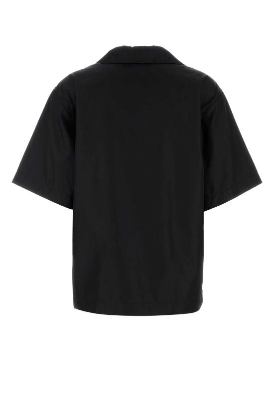 25FW 프라다 셔츠 240691S2021YFL F0002 BLACK - PRADA