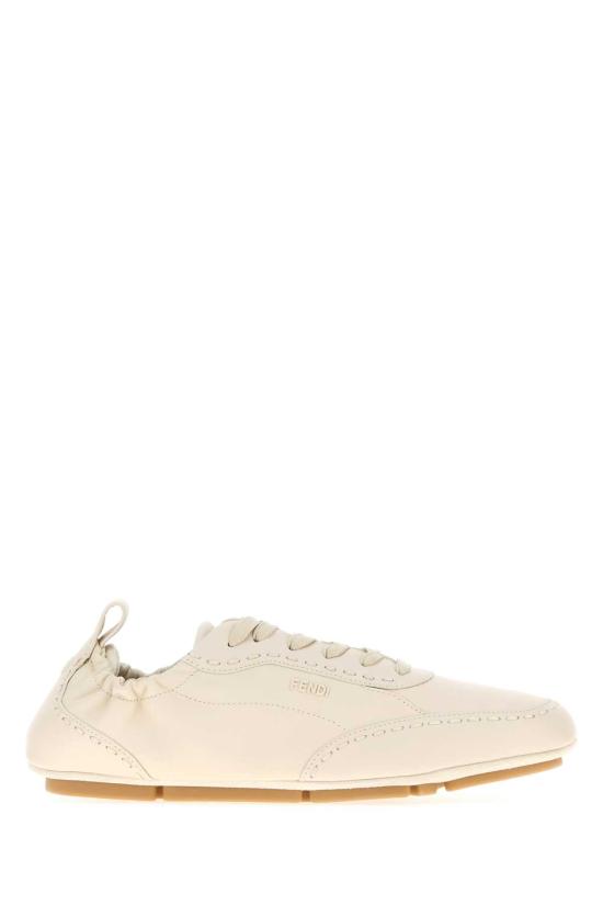 25FW 펜디 핏 레더 로우탑 스니커즈 7E1799AE86 F1JIS WHITE