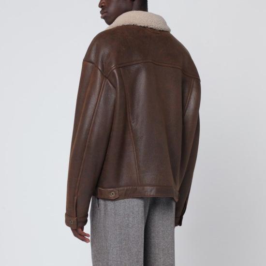 25FW 살바토레 산토로 가죽 자켓 49502LE RB BEIGE - SALVATORE SANTORO