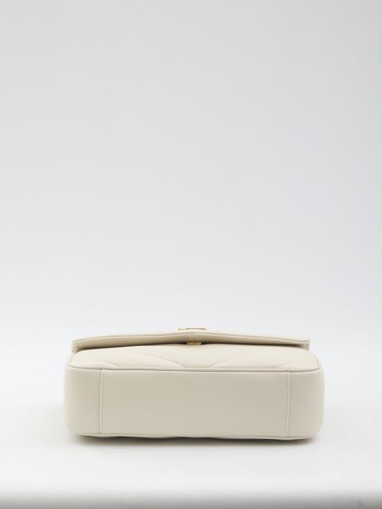 25FW 생로랑 루루 마틀라세 램스킨 스몰 숄더백 801437AAEAX 9207 WHITE - SAINT LAURENT