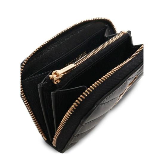 25FW 생로랑 중지갑 804479AAA44 1000 BLACK - SAINT LAURENT
