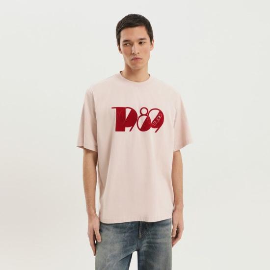 25FW 1989 스튜디오 긴팔 티셔츠 F04MEB008JER007 5300 PINK
