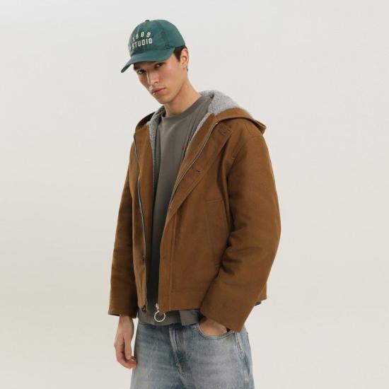 25FW 1989 스튜디오 숏패딩 F04MBB003FAB001 2400 BROWN - 1989 STUDIO