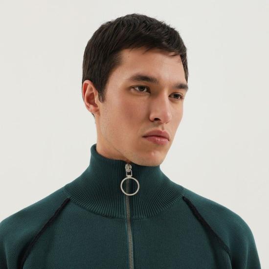 25FW 1989 스튜디오 스웨터 F04MAN001KNI001 7200 GREEN - 1989 STUDIO