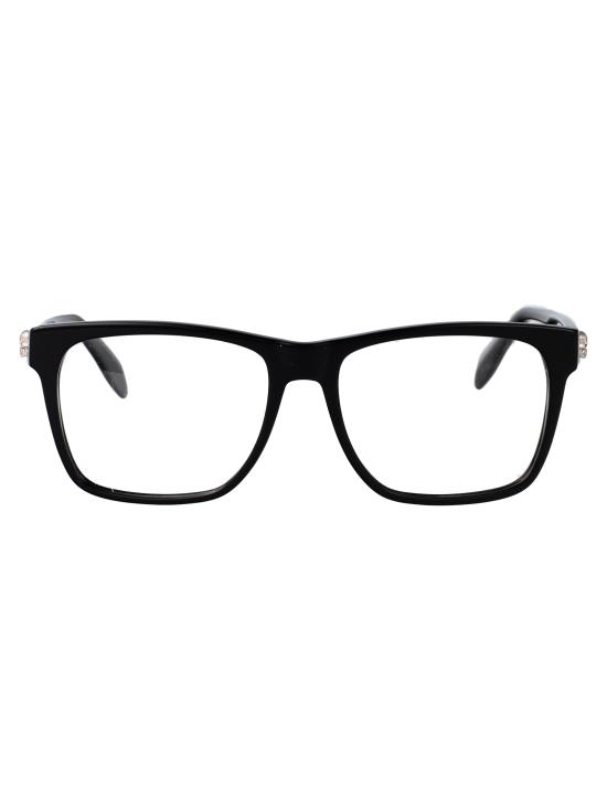 25SS 알렉산더 맥퀸 안경 AM0282O 001 BLACK BLACK TRANSPARENT