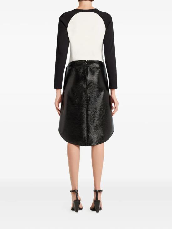 25FW 쿠레쥬 긴팔 티셔츠 325JTS228JS02030098 White Black - COURREGES