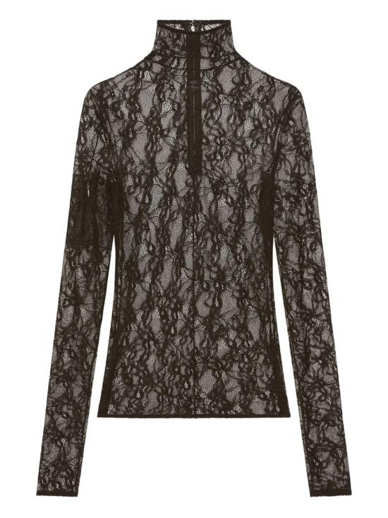 25FW 쿠레쥬 긴팔 티셔츠 325CTO444PA01329999 Black