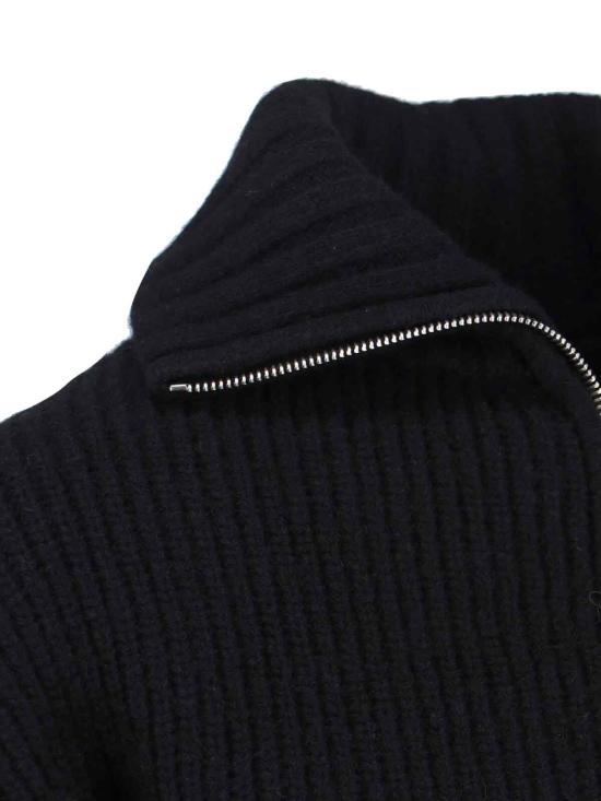 25FW 디 아티코 스웨터 251WCD00009 KWS010AA 100 Black - THE ATTICO