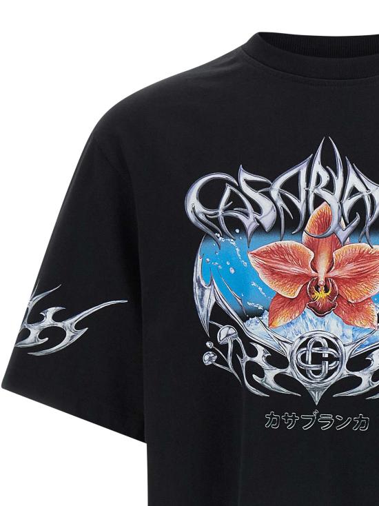 25FW 카사블랑카 반팔 티셔츠 MAW25JTS04405BLADES - CASABLANCA