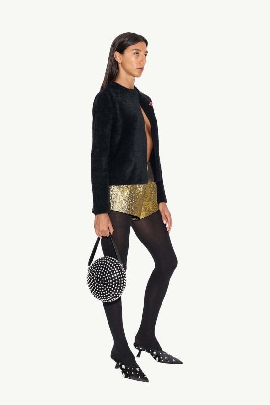  사이먼밀러 숏팬츠 사이먼 밀러 플뢰르 메탈릭 쇼츠 스타 골드 - SIMONMILLER