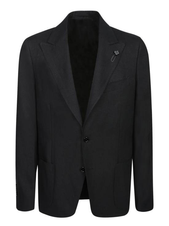 25SS 라르디니 수트 세트 ES890AE ESIF64408 999 Black - LARDINI