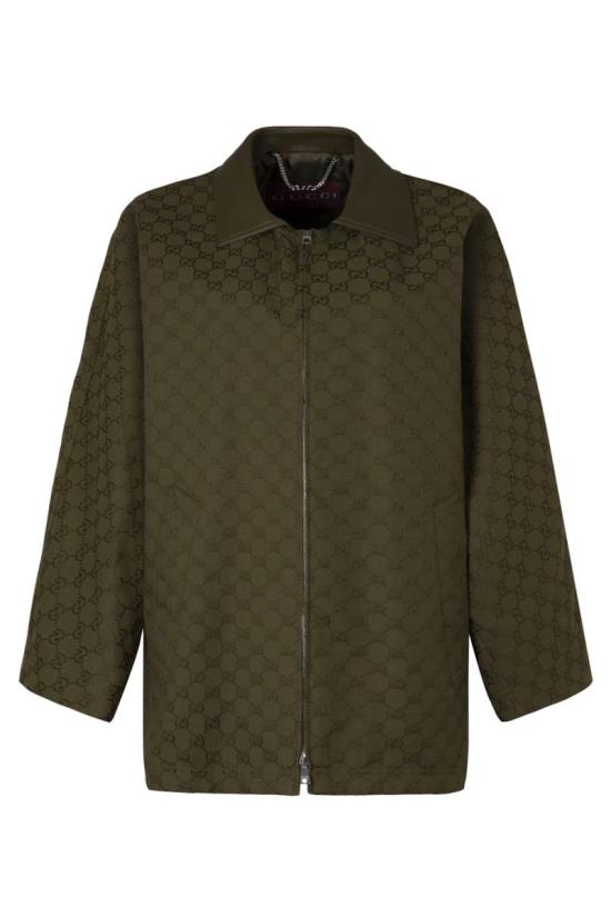 25FW 구찌 GG 캔버스 자켓  826626Z8B1O 3602 GREEN