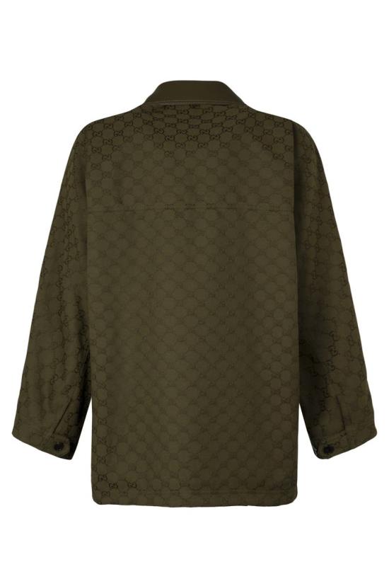 25FW 구찌 GG 캔버스 자켓  826626Z8B1O 3602 GREEN - GUCCI