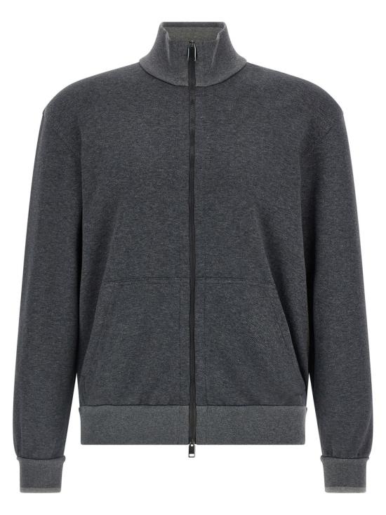 25FW 브리오니 집업 니트 UJNU0LPA6111411 GRAY