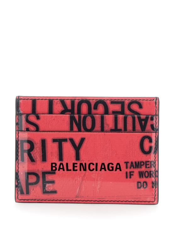 25FW 발렌시아가 명함지갑 8354702ABY81065 Red