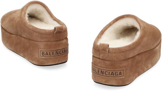25FW 발렌시아가 알래스카 소프트 플랫폼 뮬  825258WBFC1 2200 BROWN - BALENCIAGA