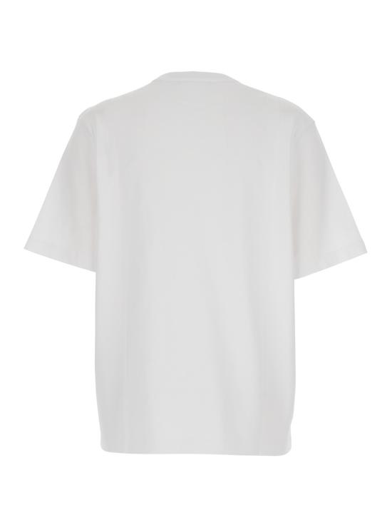 25FW 메종키츠네 드레스드 폭스 컴포트 티셔츠  PW00121KJ0119P100 White - MAISON KITSUNE