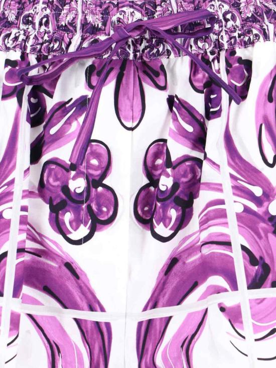 25FW 돌체앤가바나 숏팬츠 FTDBPT FI5JOH25DQ Purple - DOLCE & GABBANA