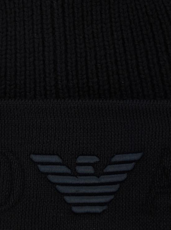 25FW 엠포리오 아르마니 비니 EM003750AF19896UC001 Black - EMPORIO ARMANI