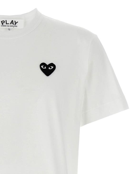 25FW 꼼데가르송 반팔 티셔츠 AXT0642 White - COMME DES GARCONS