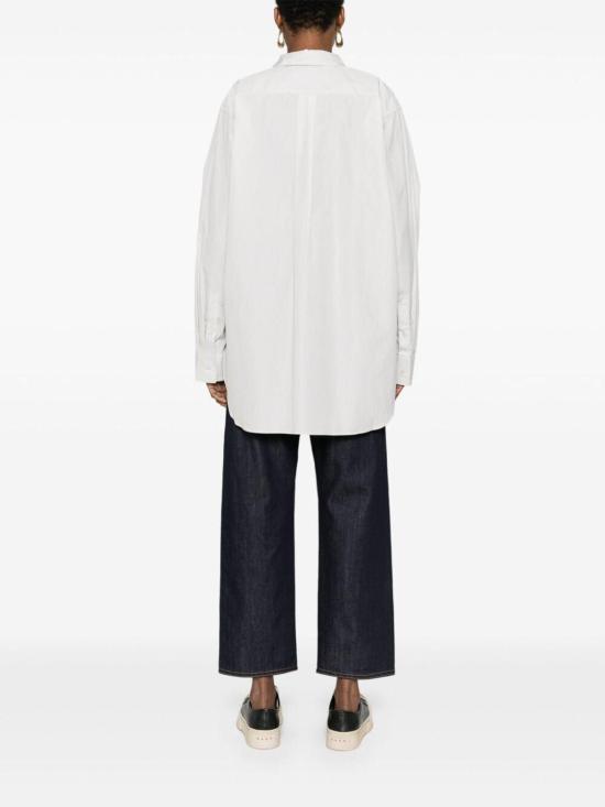  소피 드후레 셔츠 W24BLUMCAP02PEARL White - SOFIE D'HOORE