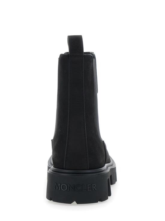 25FW 몽클레어 피크 시티 누벅 첼시 부츠 4F00060M7373999 Black - MONCLER
