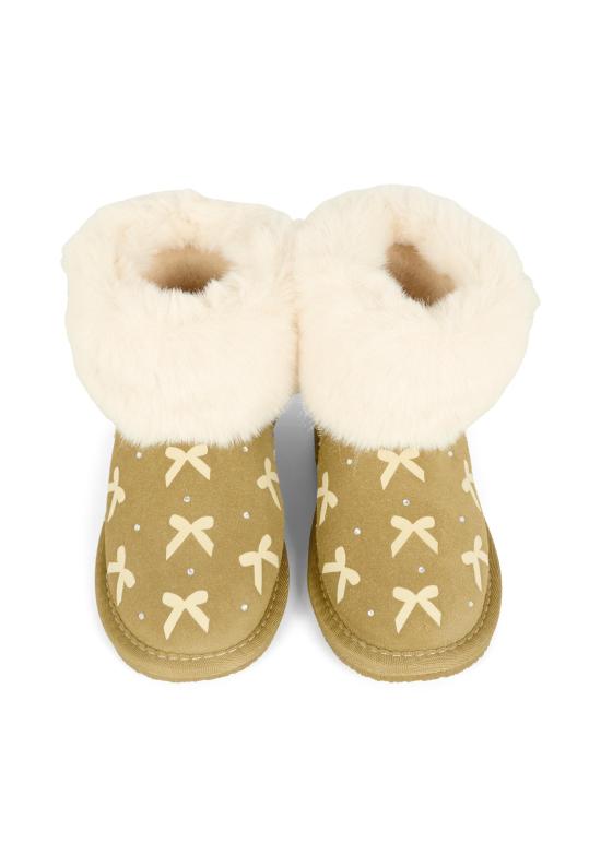 25FW [키즈] 모나리자 미들 부츠 83F000 6702 0002 BEIGE - MONNALISA