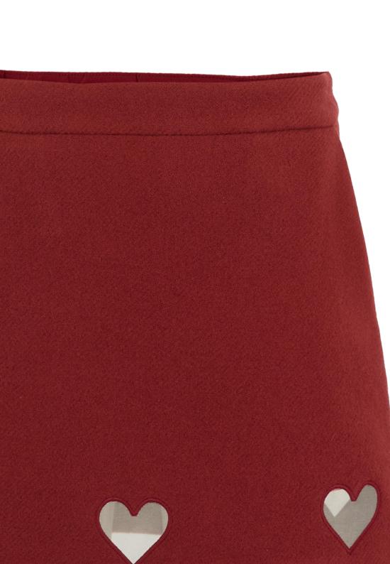 25FW [키즈] 시모네타 스커트 SX7A11 E0227 418 BORDEAUX - SIMONETTA